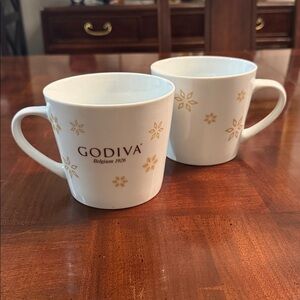 Godiva Jumbo 32 oz Coffee Cocoa Mugs Cups